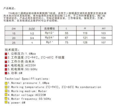 埃美柯黃銅電動二通閥技術(shù)參數(shù)圖